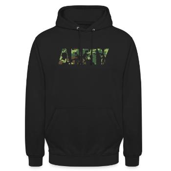 Heer, Militär, Luftwaffe, Marine, Marine, Amerika, USA - Unisex Hoodie - Schwarz - Vorne - Alina (178cm) & Michal (187cm)