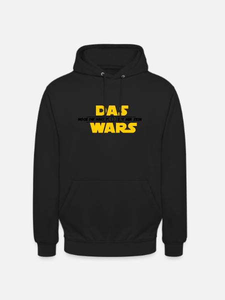 Das Wars - Unisex Hoodie - Schwarz