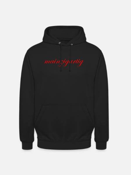 Spruch mainzigartig - Unisex Hoodie - Schwarz