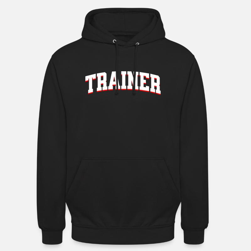 TRAINER - Unisex Hoodie - Schwarz