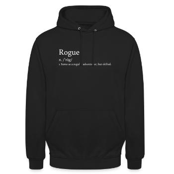 Rouge Definition: Skilled - Unisex Hoodie - black - Front - Alina (178cm) & Michal (187cm)