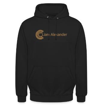 For Liam Alexander - Unisex Hoodie - black - Front - Alina (178cm) & Michal (187cm)