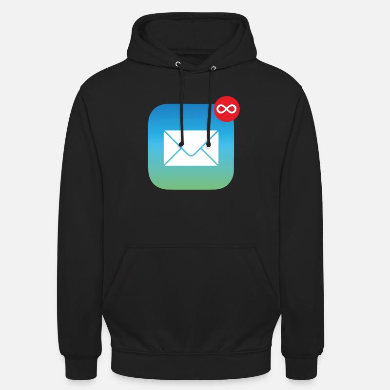 Mail Infinite Work | Always enough to do - Unisex Hoodie - black
