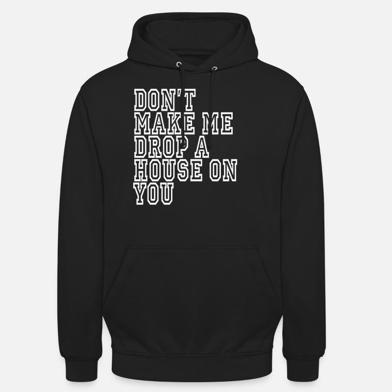 lustige sarkastisch Sprüche Spruch Sarkasmus - Unisex Hoodie - Schwarz