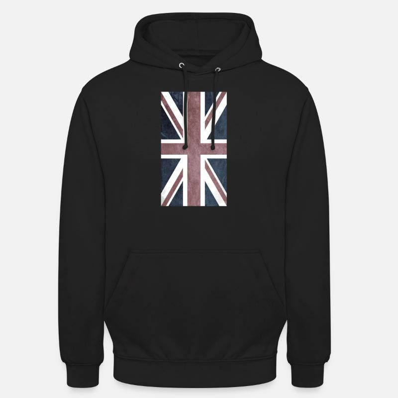 union jack - Unisex Hoodie - black