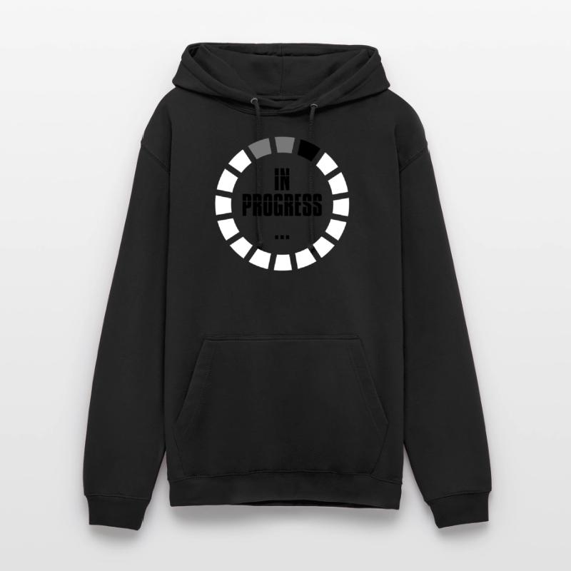 in progress loading sign ring circle loading becomes a Unisex Hoodie