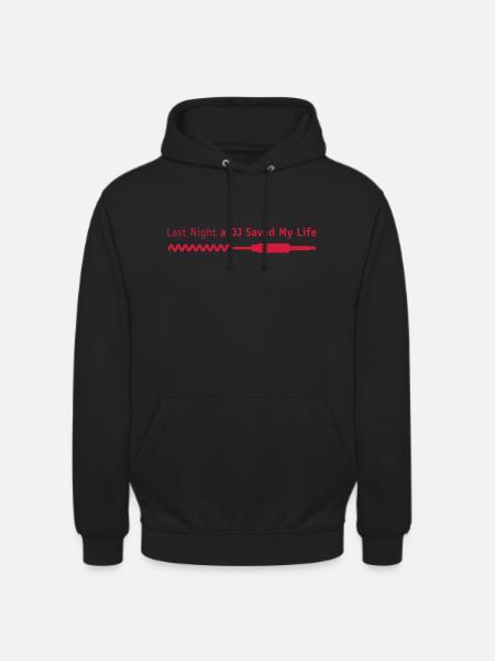 last_night_dj - Unisex Hoodie - Schwarz