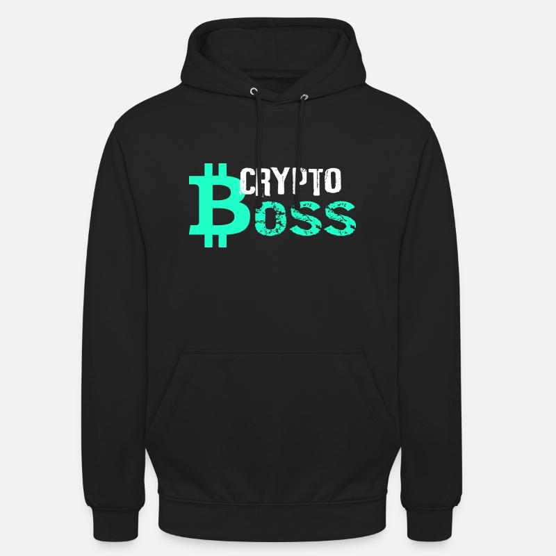 CRYPTO - Sweat-shirt à capuche unisexe - noir
