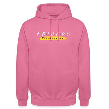 Friends The Reunion Logo - Unisex Hoodie - Pink - Vorne - Alina (178cm) & Michal (187cm)