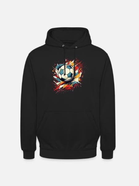 Soccer Ball - Unisex Hoodie - black