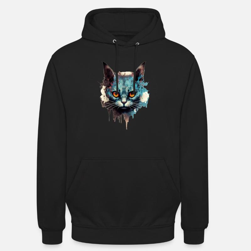 Katze - Unisex Hoodie - Schwarz