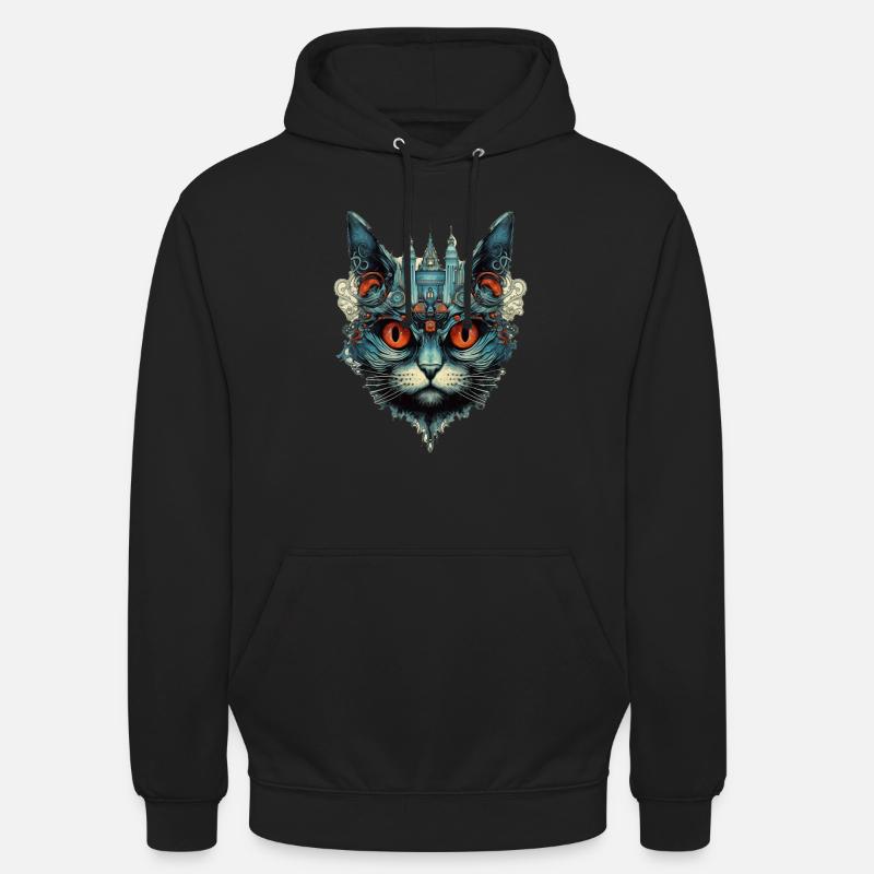 Cat - Unisex Hoodie - black