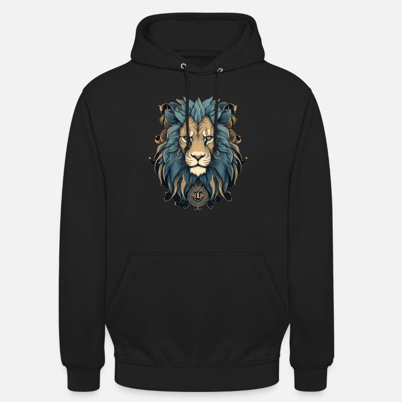 Löwe - Unisex Hoodie - Schwarz