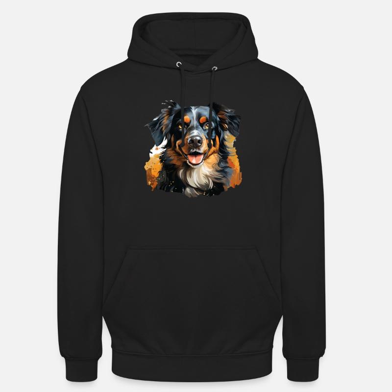 Hund - Unisex Hoodie - Schwarz