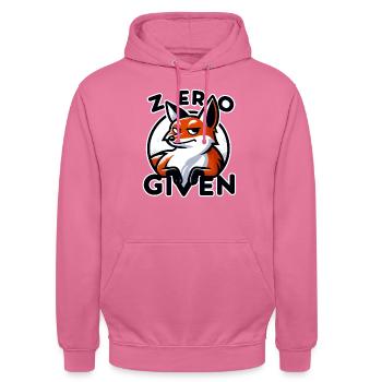 Zero Given - Fuchs Illustration - Unisex Hoodie - Pink - Vorne - Alina (178cm) & Michal (187cm)