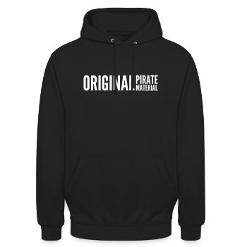 Original Pirate Material - UKG Music - Unisex Hoodie - black - Front - Alina (178cm) & Michal (187cm)