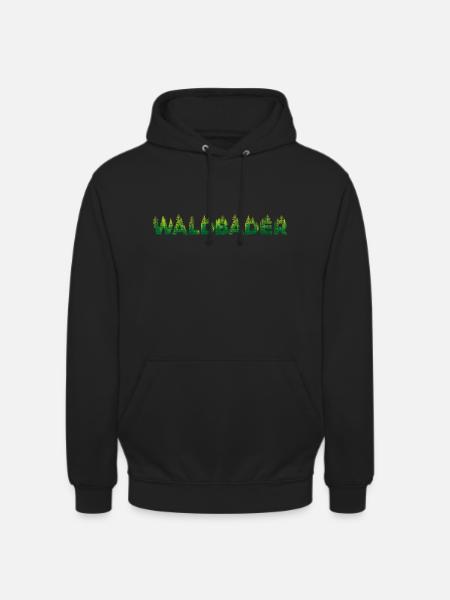 Waldbader Wald Naturliebhaber - Unisex Hoodie - Schwarz