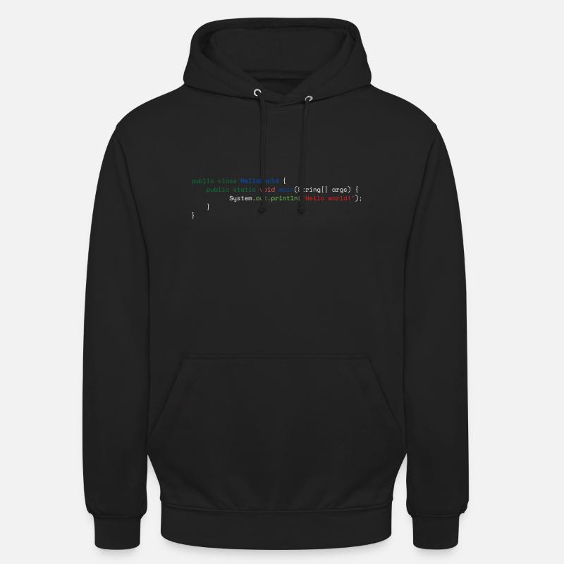 Java Hello World Unisex Hoodie