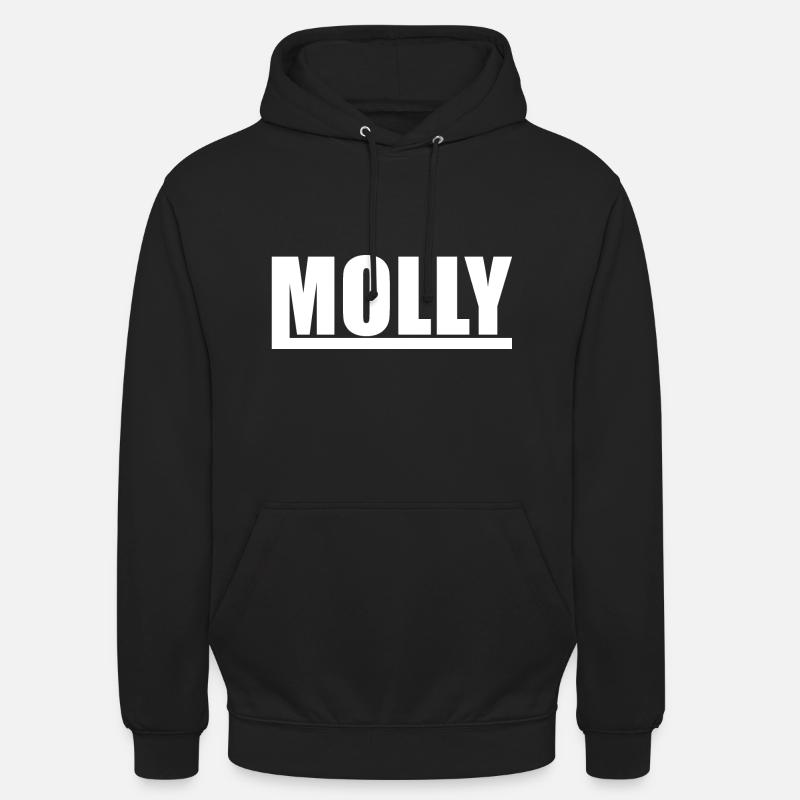 Molly - Sweat-shirt à capuche unisexe - noir