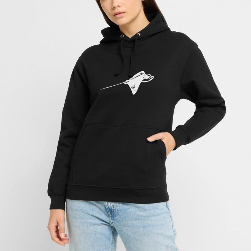 Eagle Ray Vector Flight Unisex Hoodie