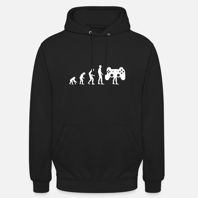Gamer Evolution - Sweat-shirt à capuche unisexe - noir