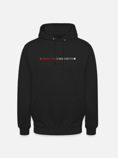 single now your chance - Unisex Hoodie - Schwarz