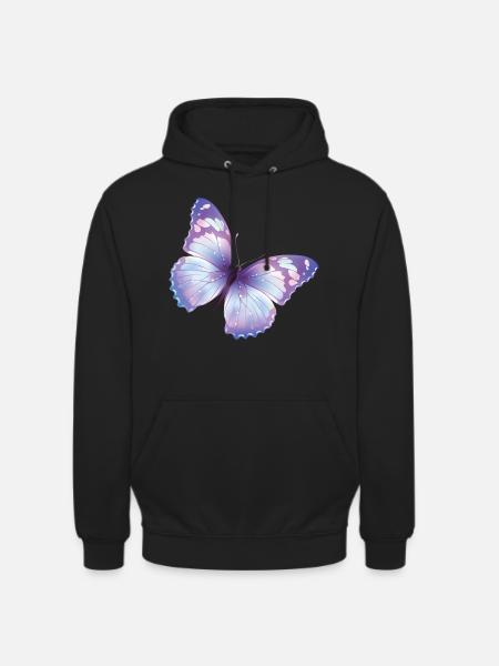 butterfly - Unisex Hoodie - black