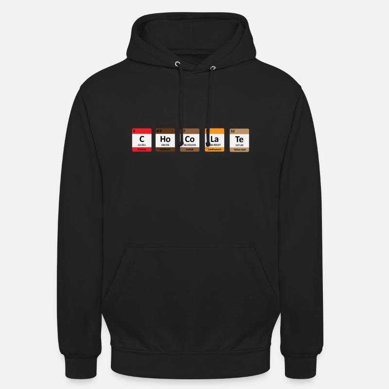 Schokolade - Unisex Hoodie - Schwarz