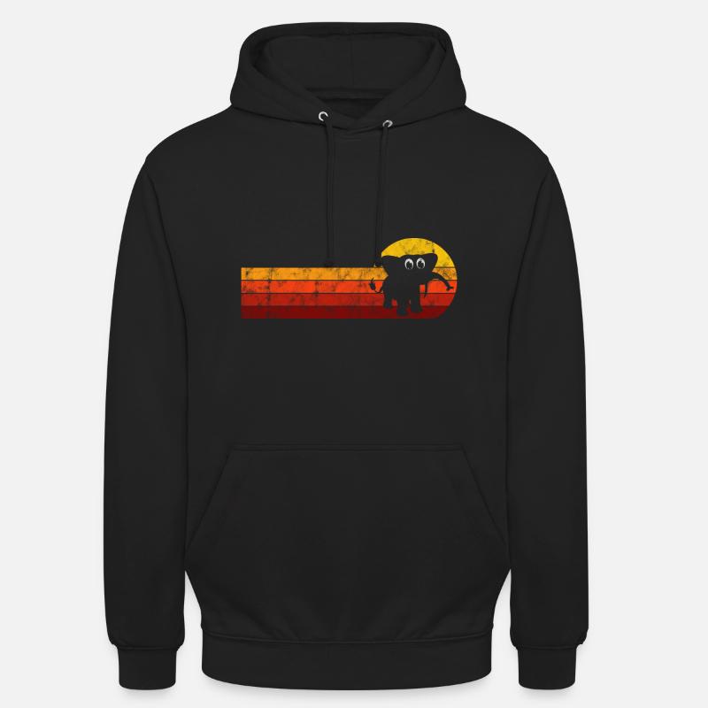 Elephant elephant for children - Unisex Hoodie - black