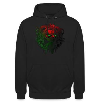 Martinique - Unisex Hoodie - Schwarz - Vorne - Alina (178cm) & Michal (187cm)