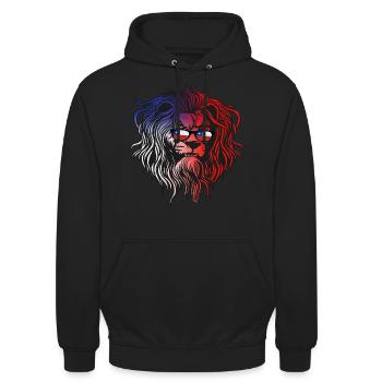 Chile - Unisex Hoodie - black - Front - Alina (178cm) & Michal (187cm)