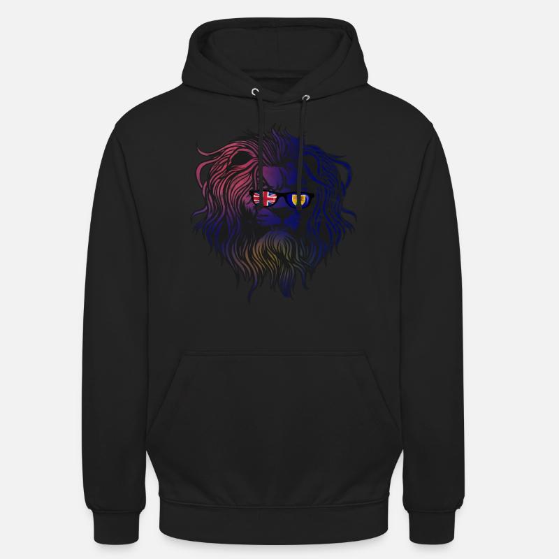 Turks et Caicos (Îles) - Sweat-shirt à capuche unisexe - noir
