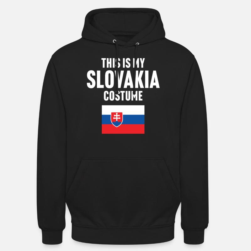 C’est mon costume de Slovaquie - Sweat-shirt à capuche unisexe - noir