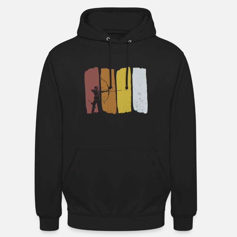 Bogenschießen Bogenschiessen Bogensport - Unisex Hoodie - Schwarz