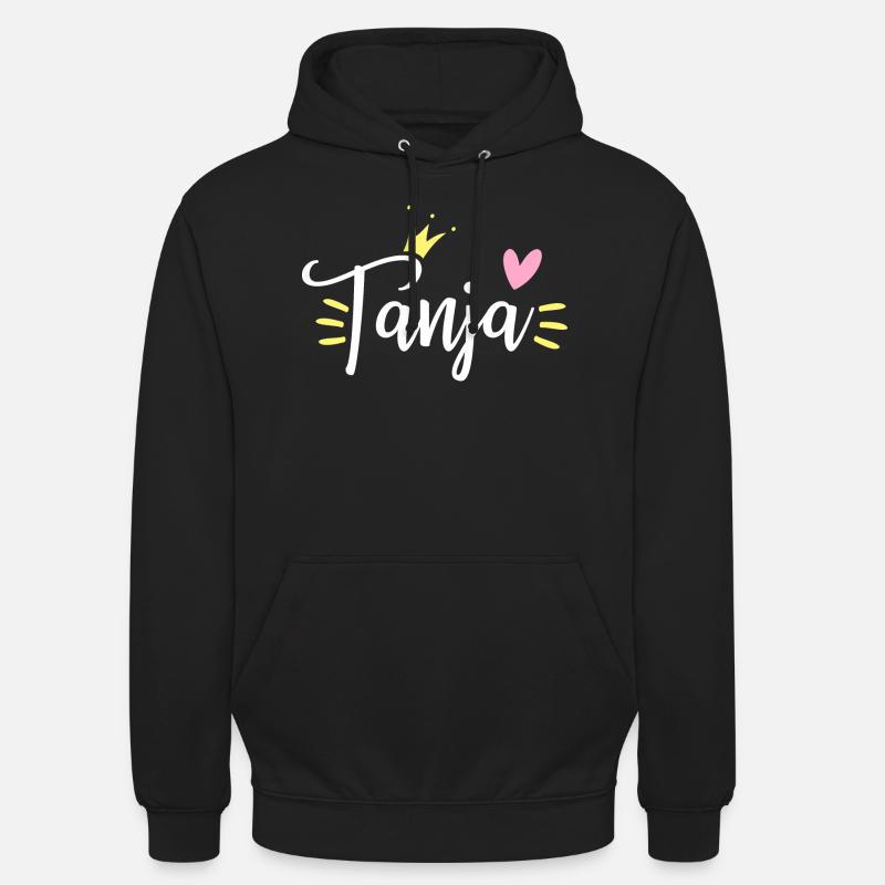 Tanja Nom Krone - Sweat-shirt à capuche unisexe - noir