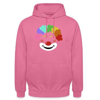 Carnaval de carnaval - Sweat-shirt à capuche unisexe - rose - Devant - Alina (178cm) & Michal (187cm)
