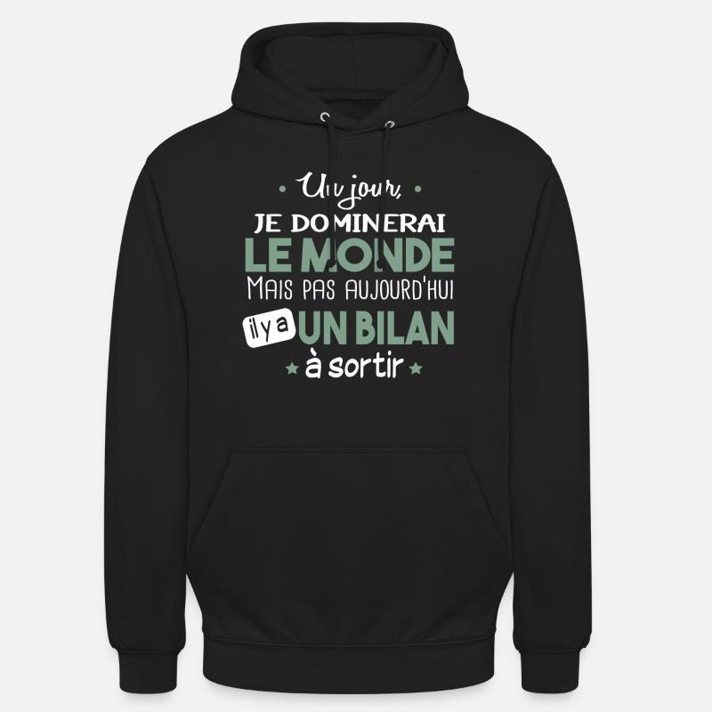 Comptable Comptabilité Calcul Métier Cadeau Humour - Sweat-shirt à capuche unisexe - noir