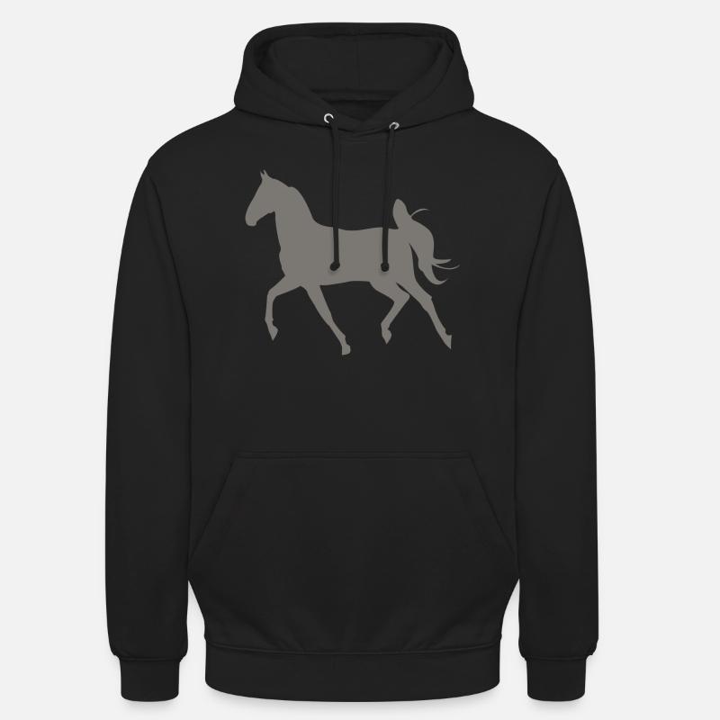 Pferd - Unisex Hoodie - Schwarz