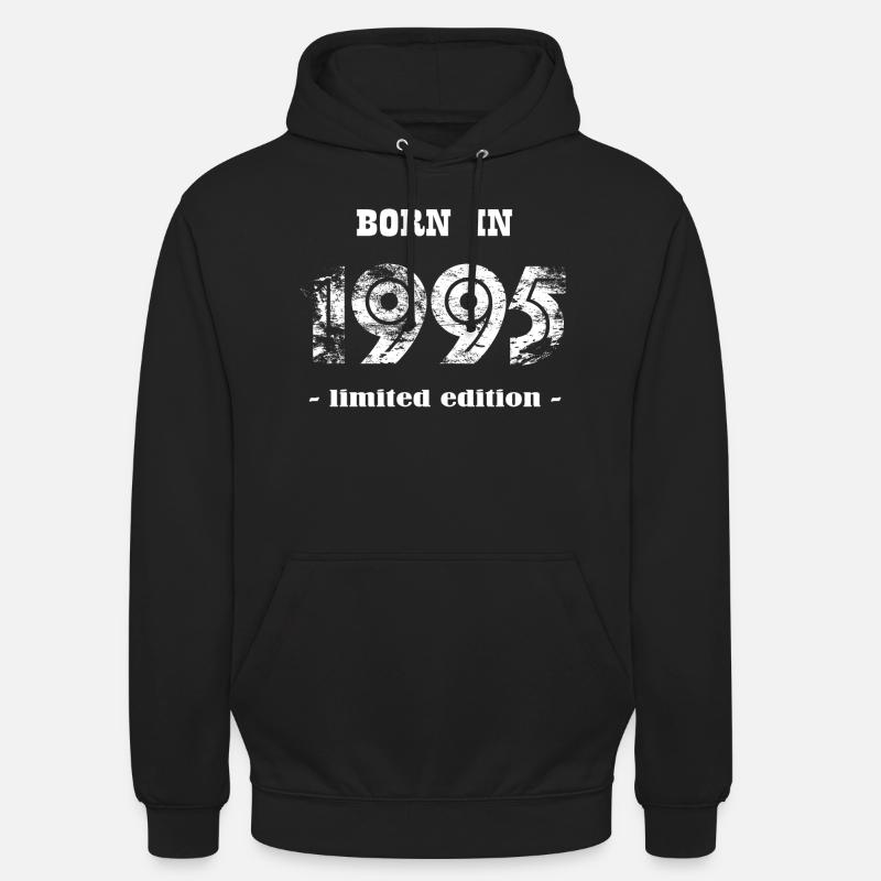 NÉ EN 1995 - édition limitée - Sweat-shirt à capuche unisexe - noir
