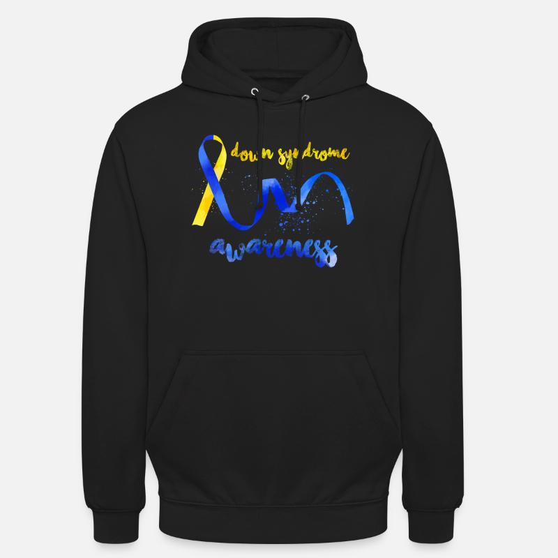 Down-Syndrom-Bewusstsein - Unisex Hoodie - Schwarz