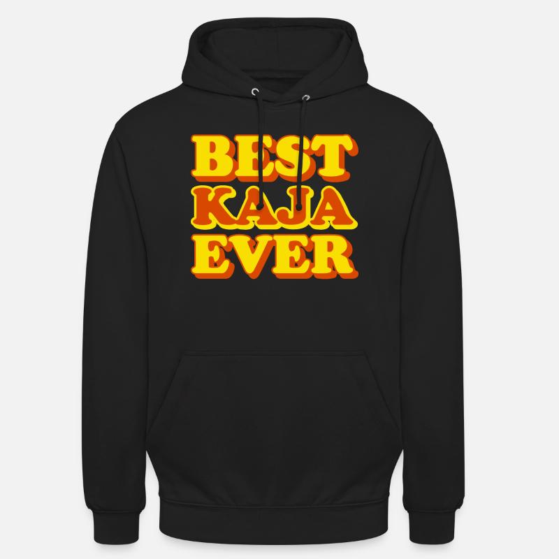 Kaja First Name Funny Gift - Unisex Hoodie - black