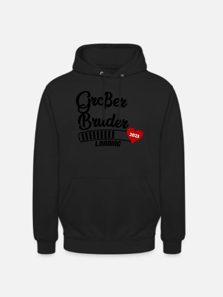 Großer Bruder Loading 2023 - Unisex Hoodie - Schwarz