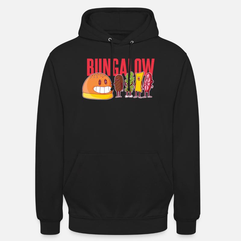 Bungalow burger komponenten Bungalow burger kompon - Unisex Hoodie - Schwarz