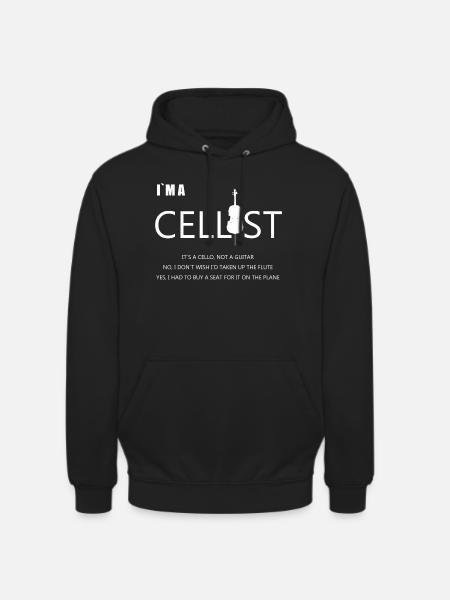 cello - Unisex Hoodie - Schwarz