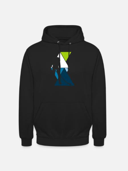 Floorball - Unisex Hoodie - Schwarz