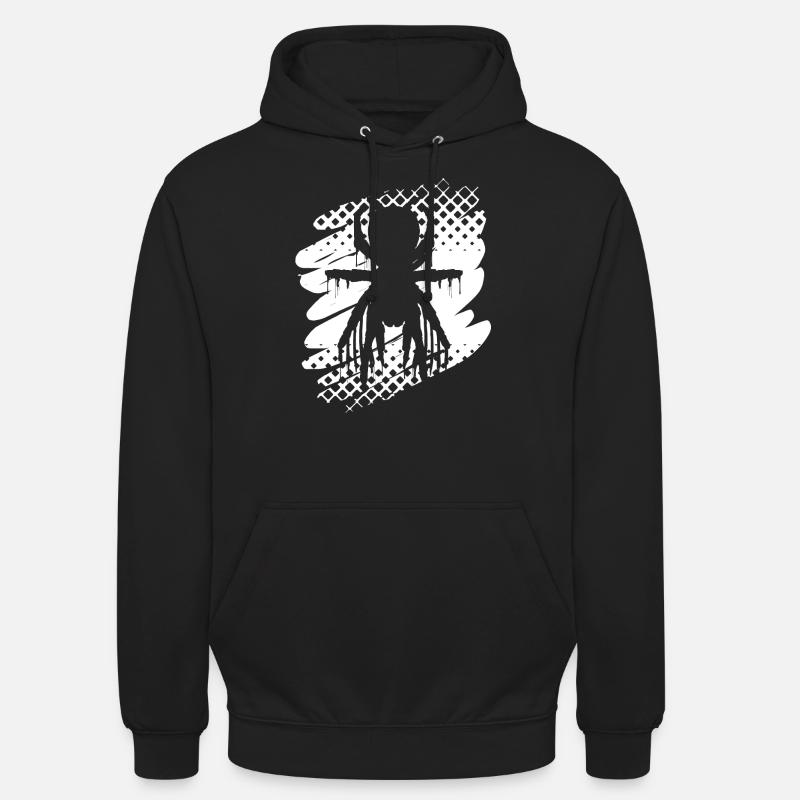 Araignée araignée - Sweat-shirt à capuche unisexe - noir