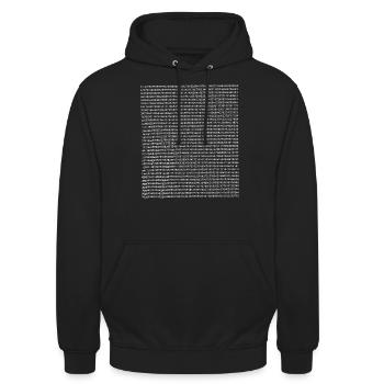 Physics, Physics teacher, Physics studies, Physics stud - Unisex Hoodie - black - Front - Alina (178cm) & Michal (187cm)