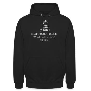 Physics, Physics teacher, Physics studies, Physics stud - Unisex Hoodie - black - Front - Alina (178cm) & Michal (187cm)