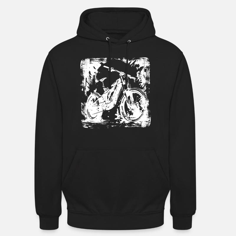 Graphique pour amateurs de VTT - Sweat-shirt à capuche unisexe - noir