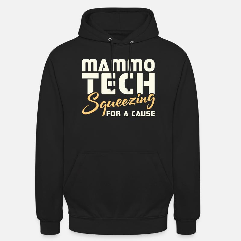 Mammo Tech Squeezing For A Cause - Unisex Hoodie - black